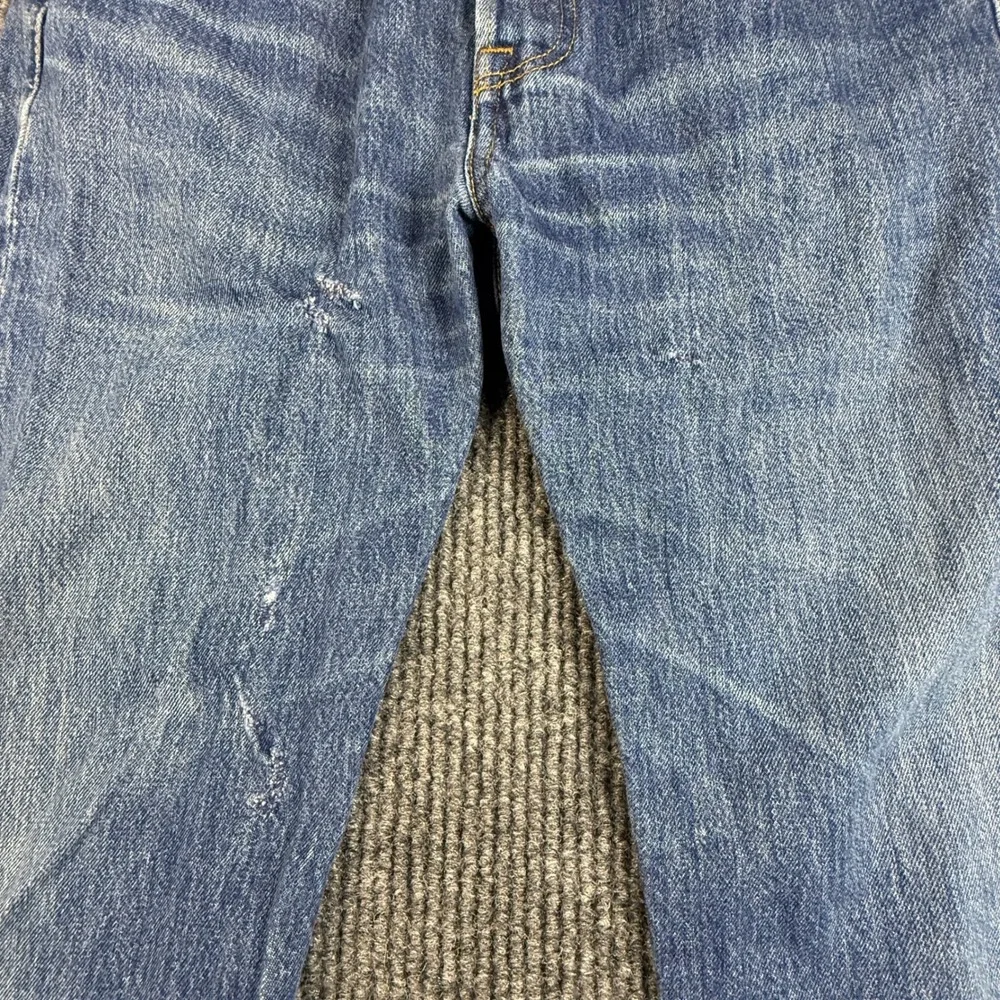 Levis 501 Original Fit Mens W32 L28 2012 Year Straight Leg Button Fly Blue Denim